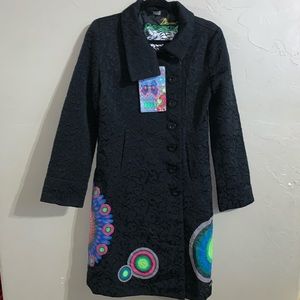 Desigual Happy Planet Tiger Coat